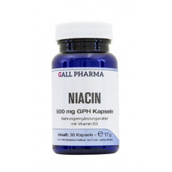 Niacin 500 mg GPH Kapseln