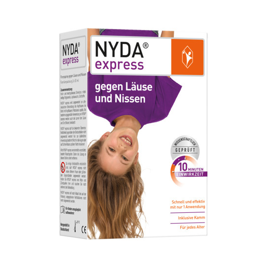 NYDA® express Pumpspray inkl. Nissenkamm