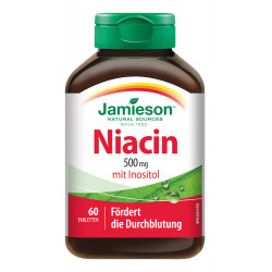 Jamieson Niacin 500mg mit Inositol Tabletten