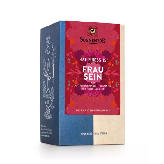 Sonnentor Happiness is Frau sein Tee bio Beutel