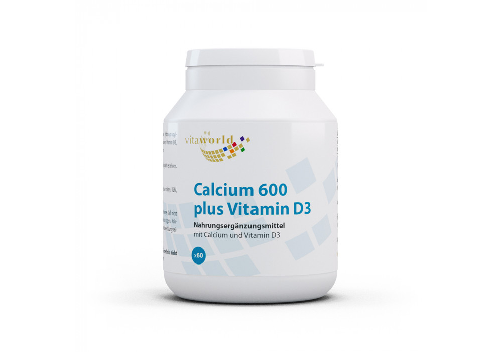Calcium Tabletten 600mg mit Vitamin D3 Medistore.at