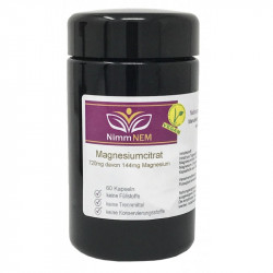 Magnesiumcitrat Kapseln 750mg Miron-Glas