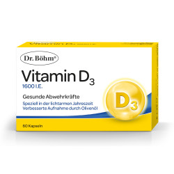 Dr. Böhm<sup>®</sup> Vitamin D3 1600 I.E. Kapseln