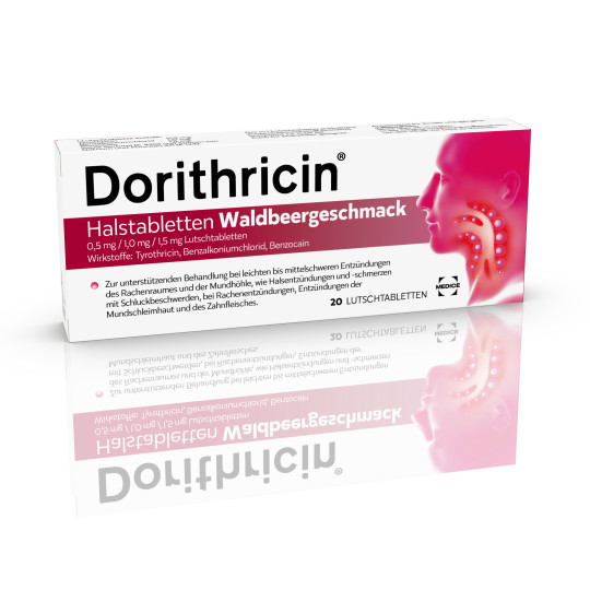Dorithricin<sup>®</sup> Halstabletten Waldbeere