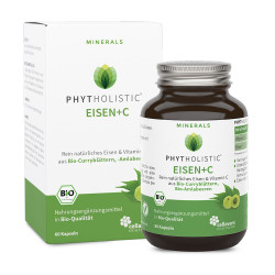 Phytholistic Eisen + Vitamin C Bio Kapseln