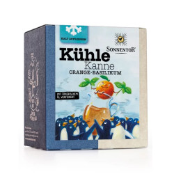 Sonnentor Kühle Kanne Orange-Basilikum Tee bio Pyramidenbeutel