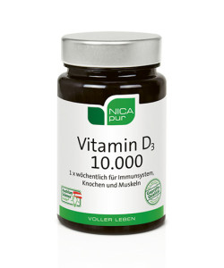Nicapur Vitamin D3 10.000 Kapseln