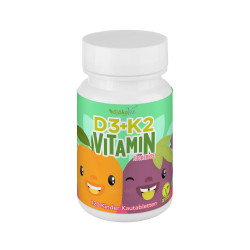 BjökoVit Vitamin D3 + K2-Tabletten Kids Vegan