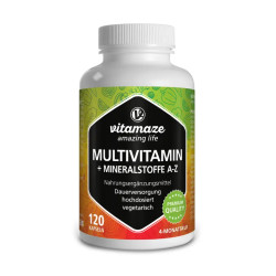 Multivitamin + Mineralien A-Z Hochdosiert Kapseln