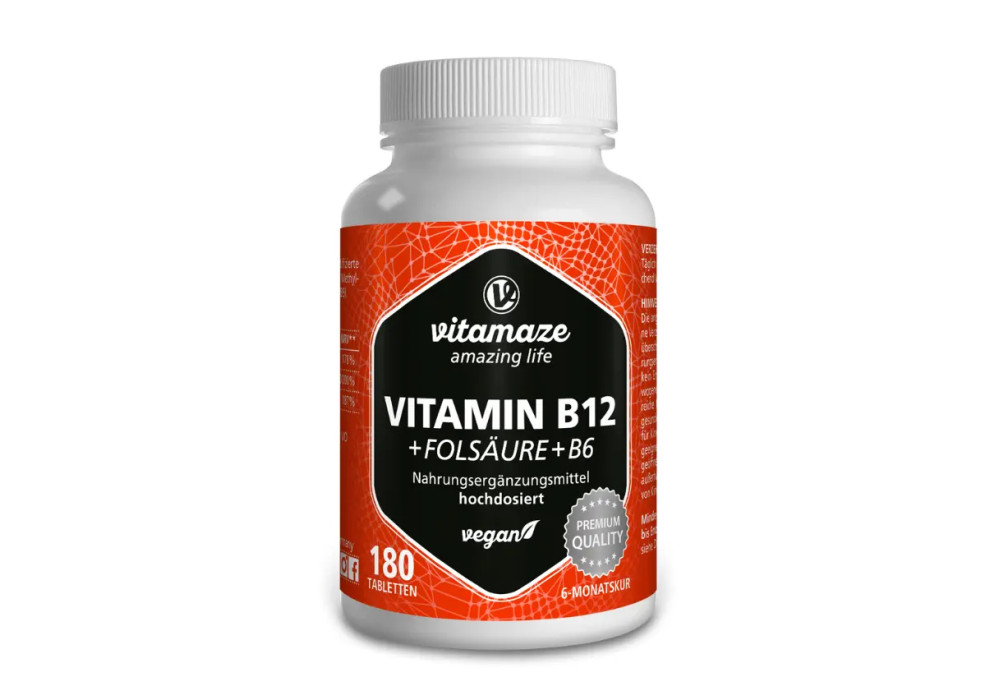 Vitamin B12 Tabletten 1000mcg + B9 + B6 Apotheke zur Universität Wien