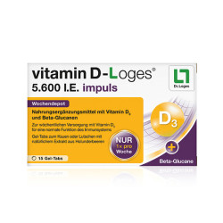 vitamin D-Loges<sup>®</sup> 5.600 I.E. impuls Gel-Tabs