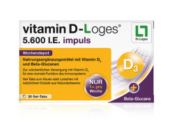 Vitamin D-Loges<sup>®</sup> 5.600 I.E. impuls Gel-Tabs