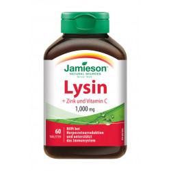 Jamieson Lysin mit Zink und Vitamin C Tabletten 1000mg