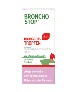BRONCHOSTOP<sup>®</sup> Bronchitis akut Tropfen