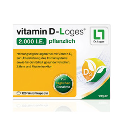 Vitamin D-Loges<sup>®</sup> 2.000 I.E. pflanzlich Weichkapseln