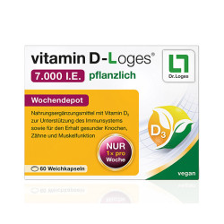 Vitamin D-Loges<sup>®</sup> 7.000 I.E. pflanzlich Weichkapseln