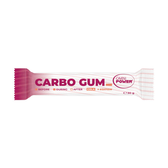 OMNi-POWER<sup>®</sup> CARBO GUM Cola + Koffein