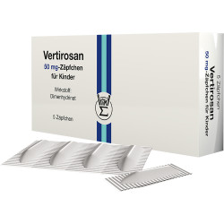 Vertirosan Zäpfchen für Kinder 50mg