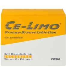 Ce-limo Orange Brausetabletten