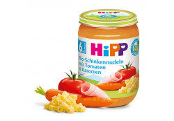 Hipp Bio-Schinkennudeln mit Tomaten und Karotten 6210