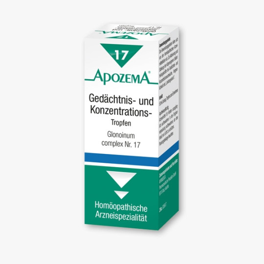 Apozema Gedächtnis- und Konzentrations-Tropfen Nr. 17